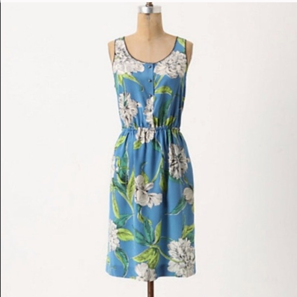 Anthropologie Dresses & Skirts - • Moulinette Soeurs • Calliope Silk Floral Dress 2